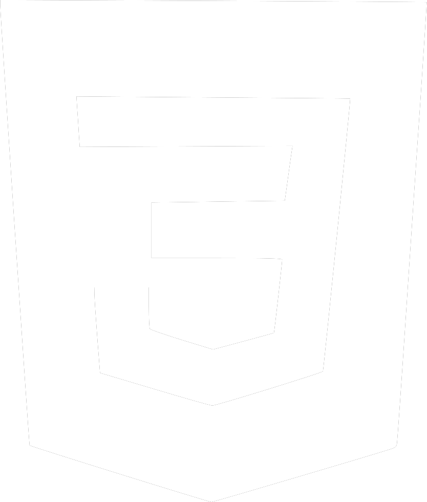 CSS logo in white