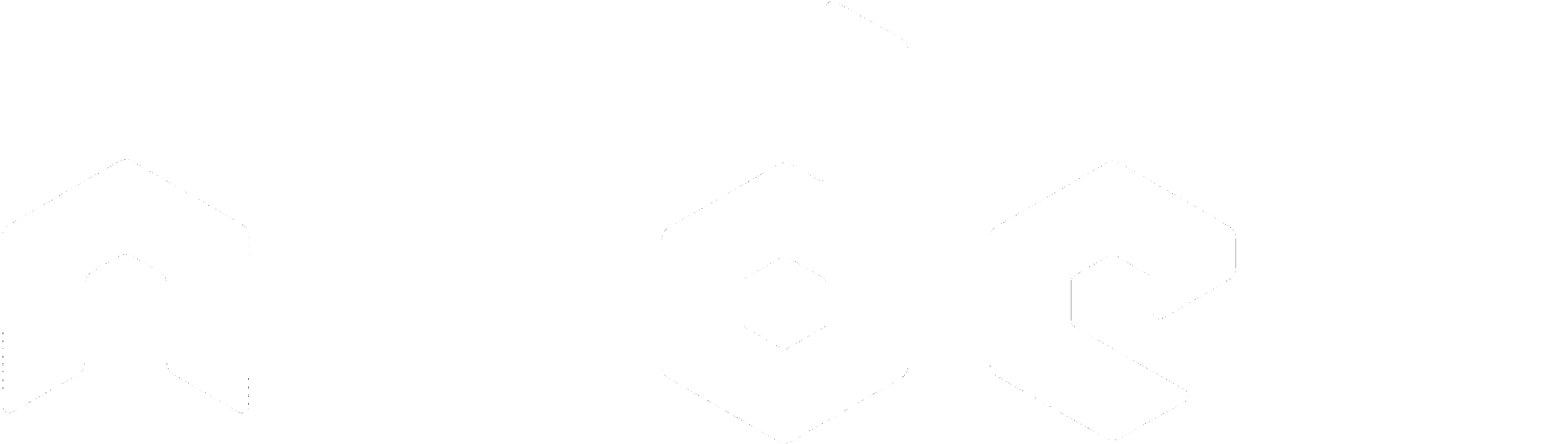 NodeJS logo in white
